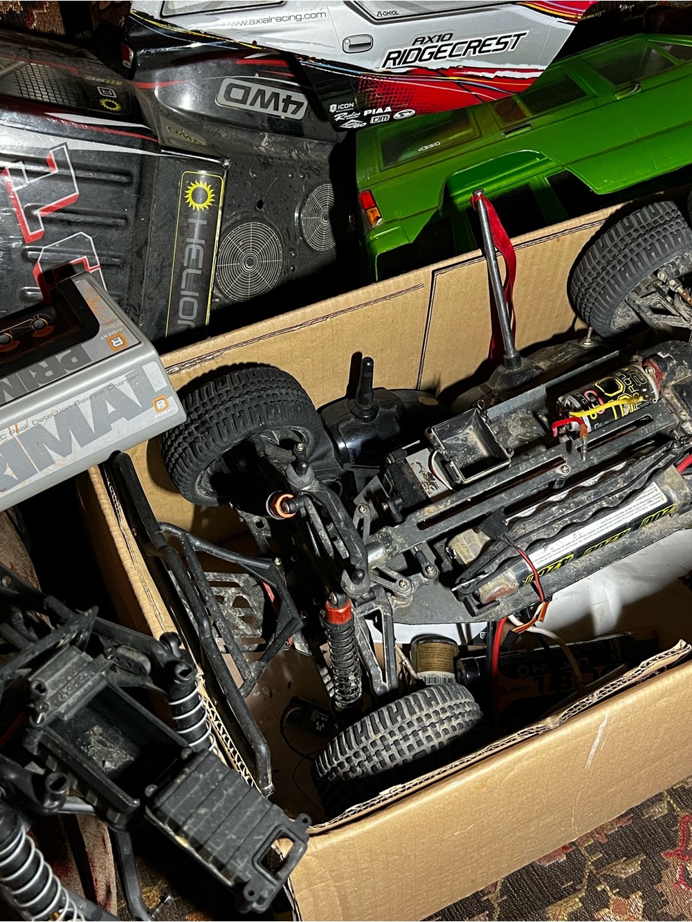 Axial Racing Red RC Car Body Shell - Picture 6 of 6